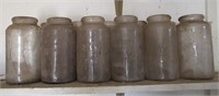(11) Kerr Glass Canning Jars