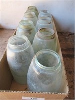 (8) Mason Glass Jars