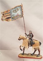 St Petersburg Mounted Templar Knight With Banner