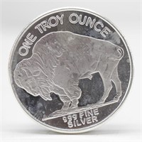 One Troy Ounce Buffalo .999 Fine Silver Round
