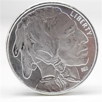 One Troy Ounce Buffalo .999 Fine Silver Round