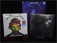 2 pcs. Limited Edition Metallica Record Albums