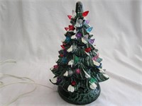 Ceramic Christmas Tree 10"T ,Base 5"