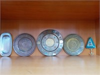 5 Decorative Pieces Metalware