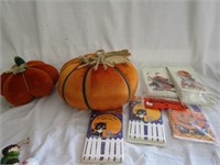 Fall Decor Pumpkins,Halloween Napkins,Invites