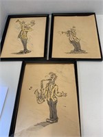 Old Drawings with Frames