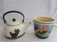 Rooster Tea Pot,Soup Bowl