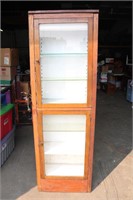 Lighted Display Cabinet w/ Glass Doors