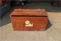 Vintage Wooden Box/ToyBox