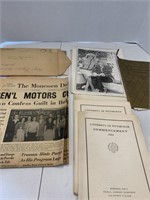 Old Photos, Pamphlets and Newspapers