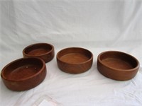 Vintage Wood Bowl 6"R
