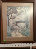 FRED THRASHER PRINT-SIGNED & NUMBERED--FALL
