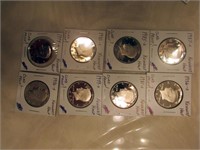 8 PROOF KENNEDY HALF DOLLARS