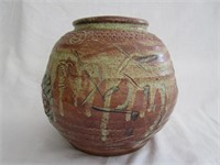 Vintage Pottery Pot 6.5"Tx24"R