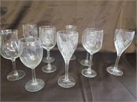 French Cut Misc Wine Glasses