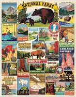 National Parks Posters 1000 Piece Jigsaw Puzzle