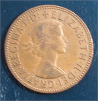 1964 Great Britian Half Cent