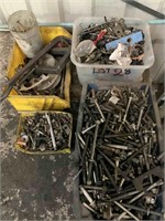 TUBS OF BOLTS & BRACKETS