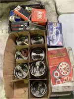 PISTON, TIMING CHAIN & ASSORTED BEARINGS