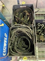 2 X TUBS OF ASSORTED BELTS