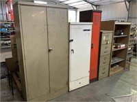 5 X ASSORTED STEEL CABINETS