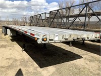 1997 Ravens Aluminum Flatbed Trailer, 48' x 102"