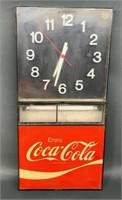 Lighted Coca-Cola Clock