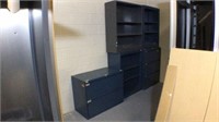 (3) Book Shelves & (2) Filing Cabinets
