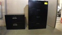(2) HON Lateral Filing Cabinets (2 & 4 Drawers)