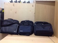 (07) Assorted Mix lot of Used Bags of laptops