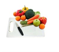Poly Cutting Board, 7-Inch by 10-Inch, White