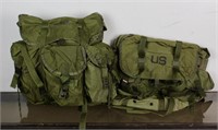 (2) U.S. Military LC-1 Alice Field Packs