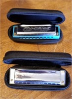 2 Hohner Rocket Progressive Harmonicas