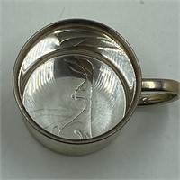 Towle Sterling 34 Grams Baby Cup W/Rabbit Pressed