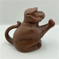 Purple Clay Monkey Tea Pot