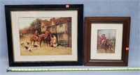 2- Vintage Horse Prints