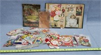 Large Lot Of Antique Valentines & More