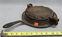 Western Cast Iron Heart Waffle Press