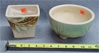 2 McCoy Pottery Vases