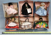 6 Madame Alexander Dolls