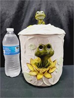 1970s Frog Cookie Jar So Stinking Cute !!