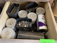 Drawer Lot Of Outboard Motor Oil & Nails