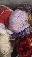 10lbs bag of assorted yarn