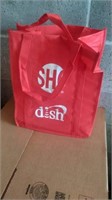 Dish network shopping recyclable shopping bags