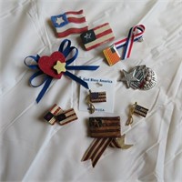 Americana Pins & Earrings