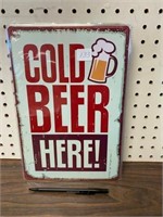 8 X 12"  METAL COLLECTIBLE SIGN