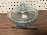 GLASS BOWL AND LID