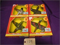 SET OF 4 1:48 SCALE DIE CAST PLANES IN BOXES