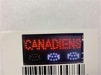 LIGHT UP CANADIANS SIGN