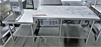 SS table with can opener 36x90